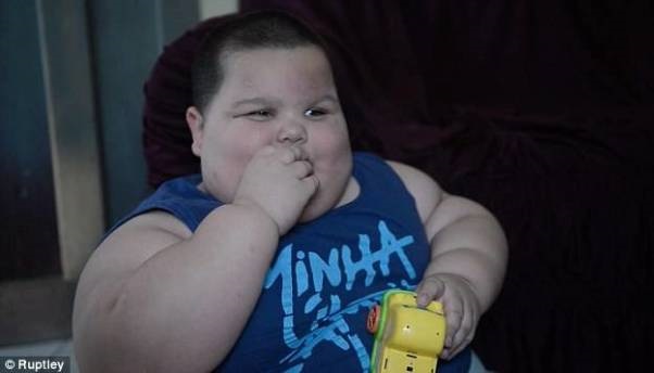À 3 ans, il pèse 70 kilos (photos et vidéo)